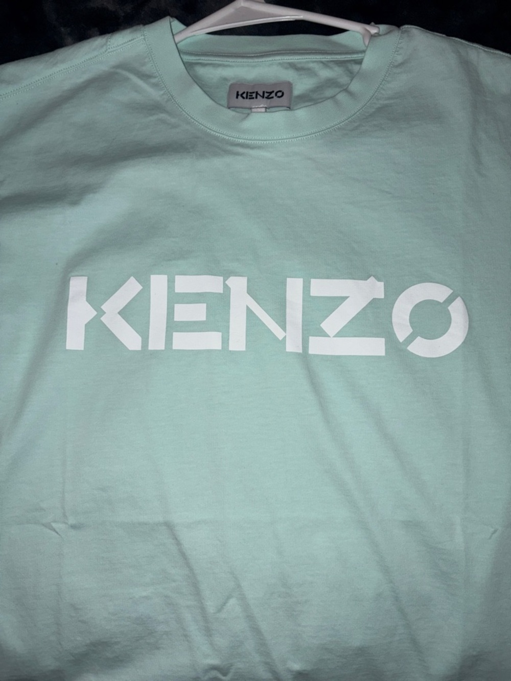 Kenzo Mint Green Logo T-Shirt